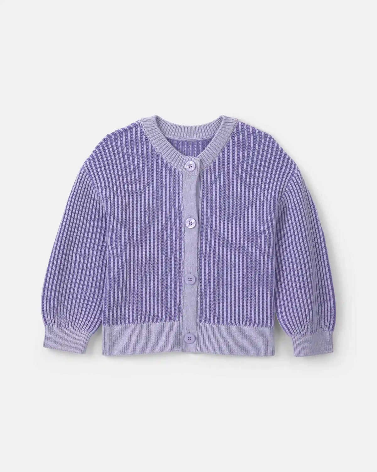 Toddler Girl Button-Down Cardigan Sweater - Purple