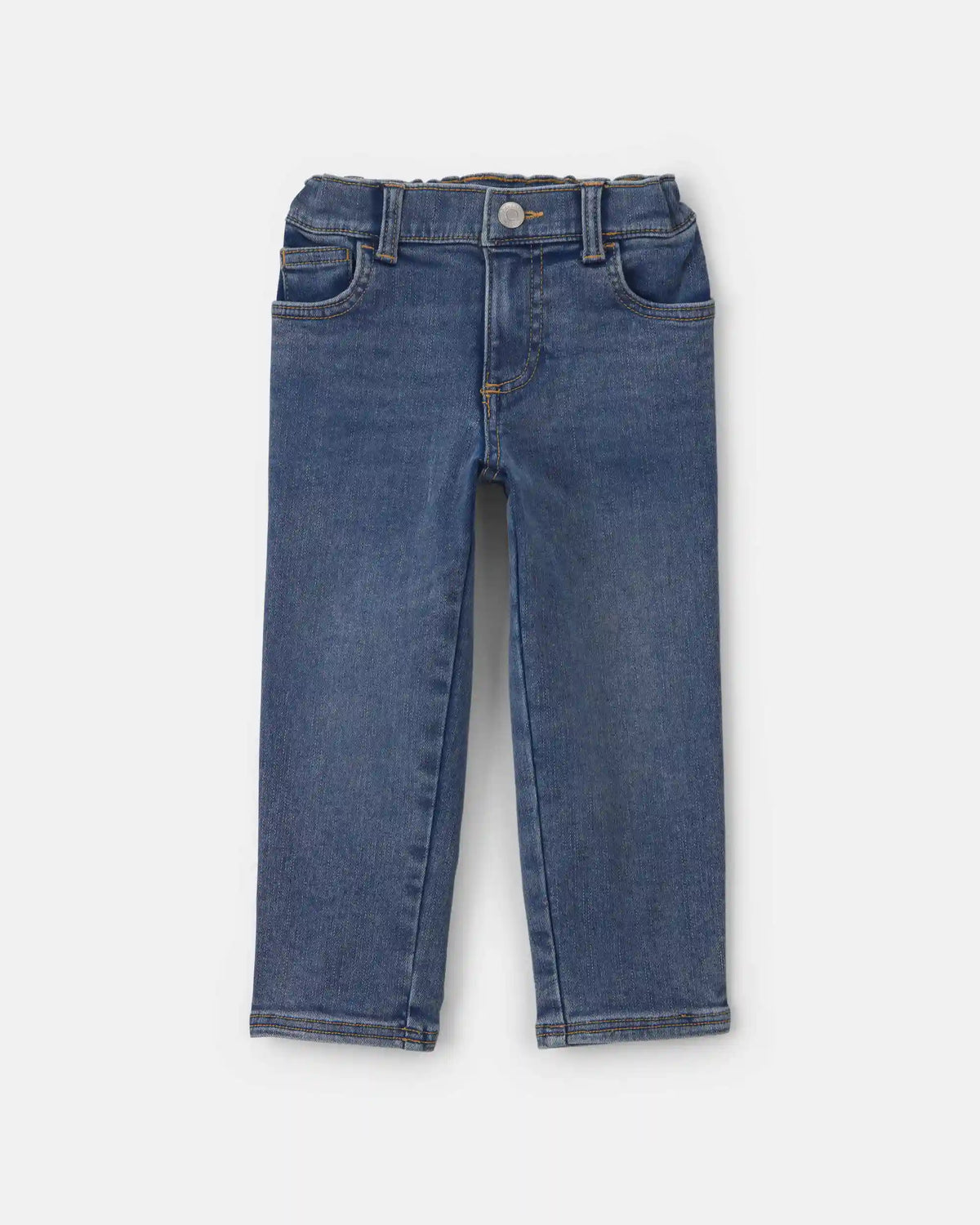 Toddler Boy Fleece-Lined Relaxed Jeans - Medium Wash