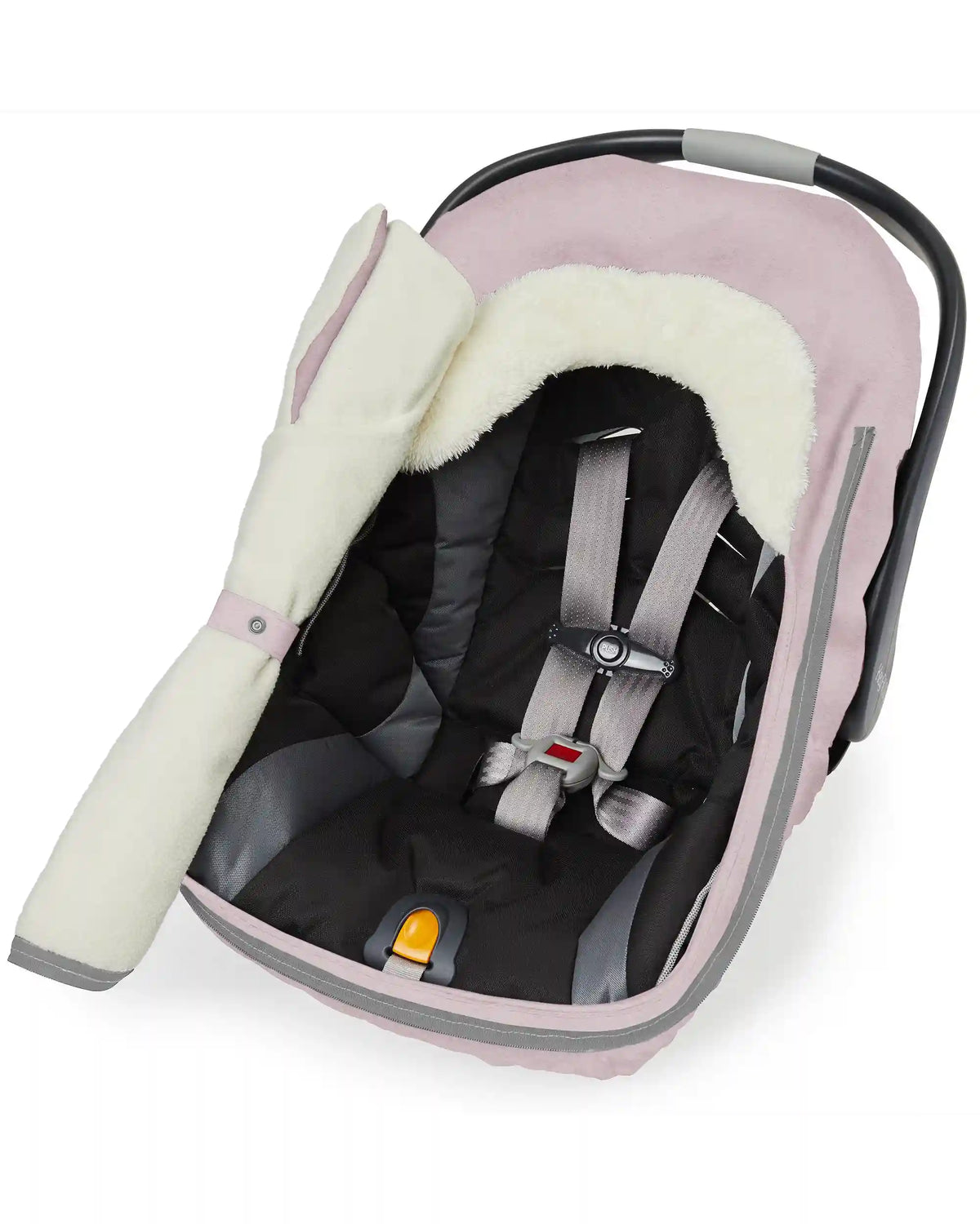 Stroll & Go Car Seat Cover - Pink Heather