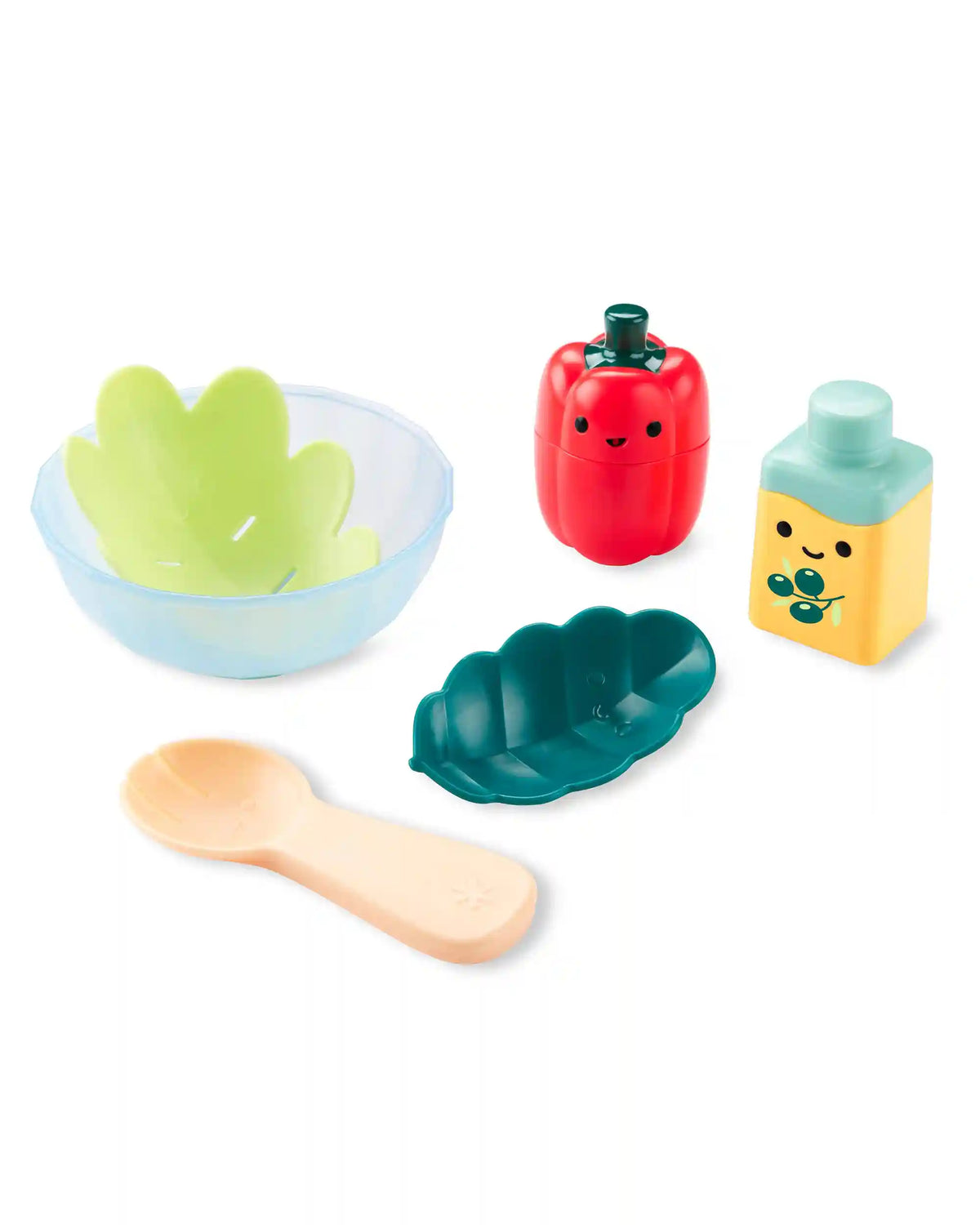 Tub-to-Table Café Prep & Serve Salad Bath Toy Set