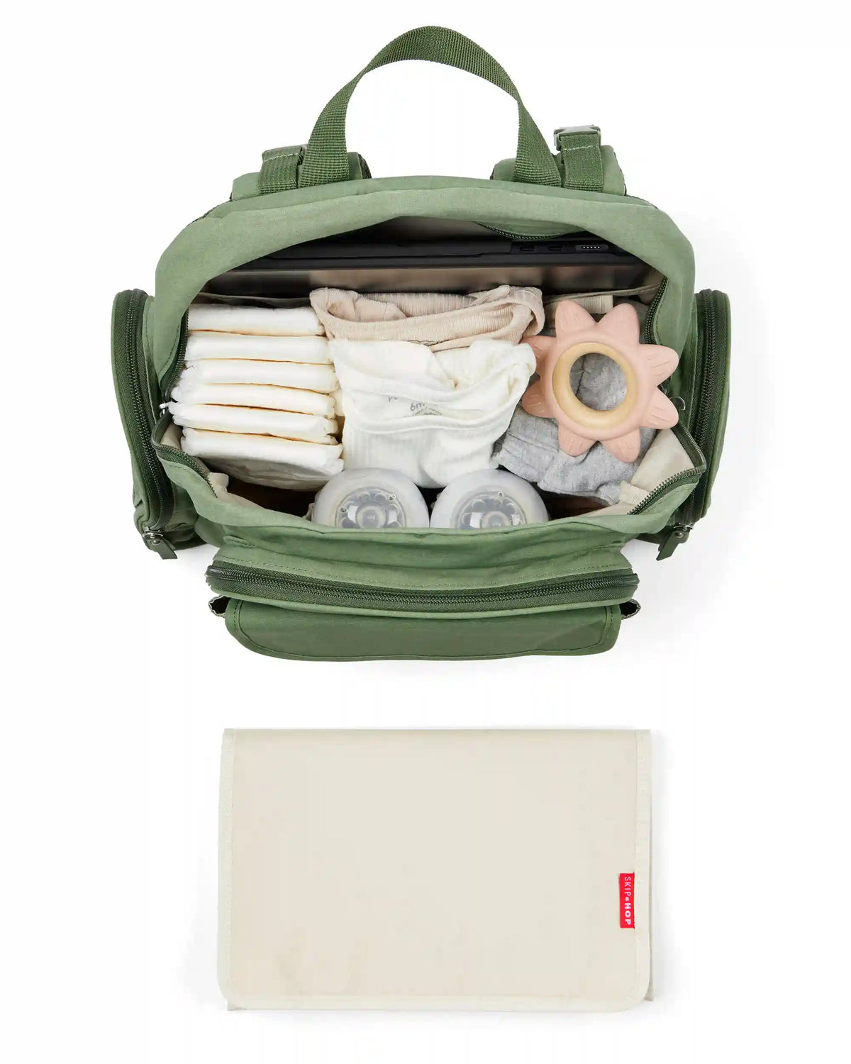 Luna Backpack Diaper Bag - Sage