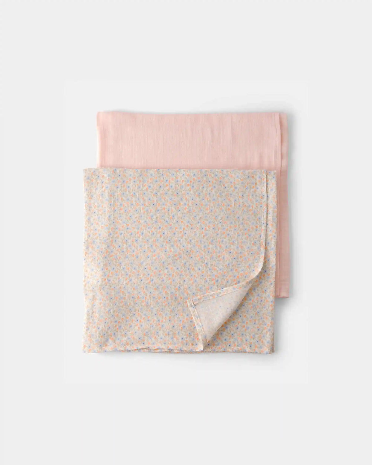 Baby Girl 2-Pack Floral Blankets - Pink
