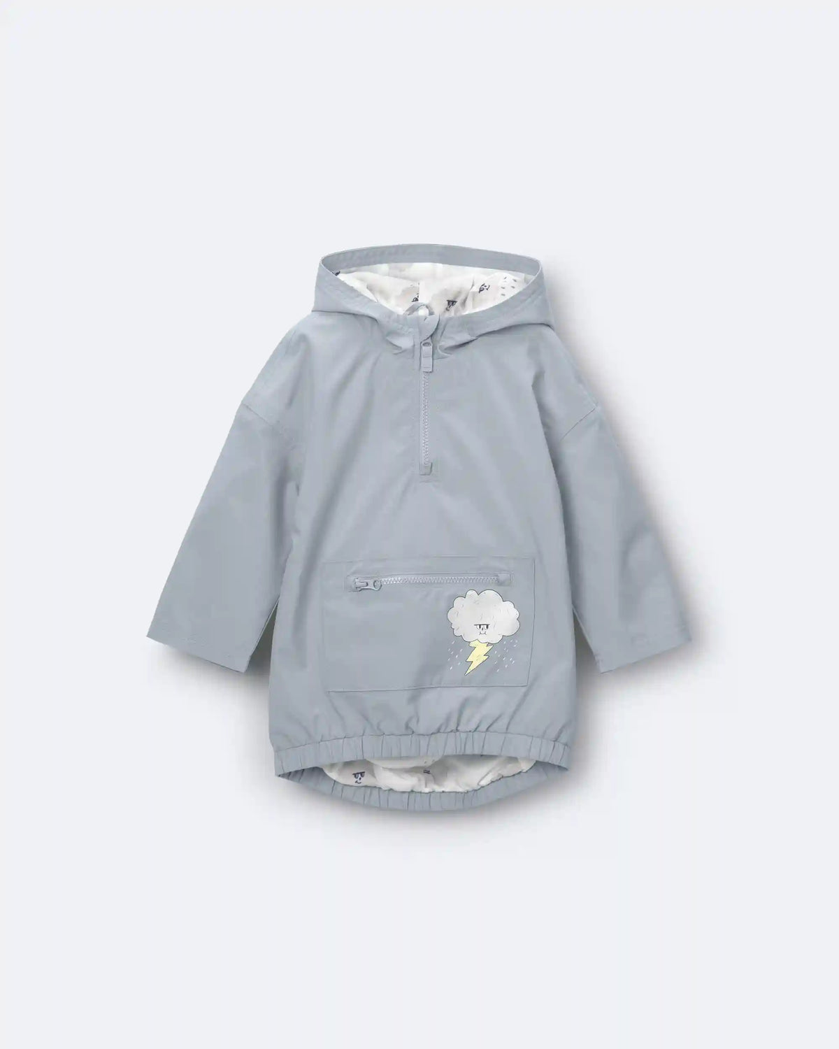 Toddler Hooded Rain Pullover - Pale Blue