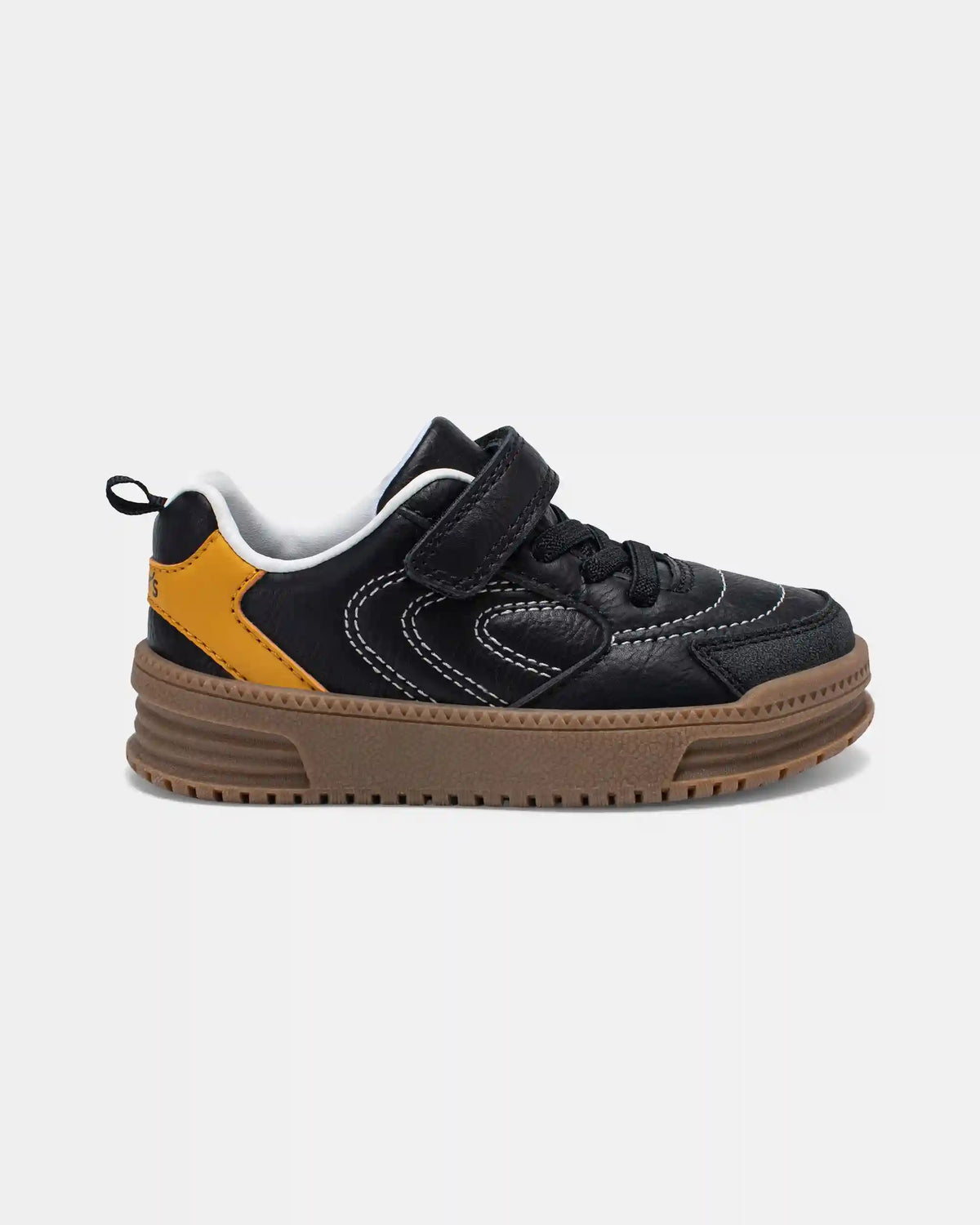 Toddler Boy Casual Sneakers - Black/Brown