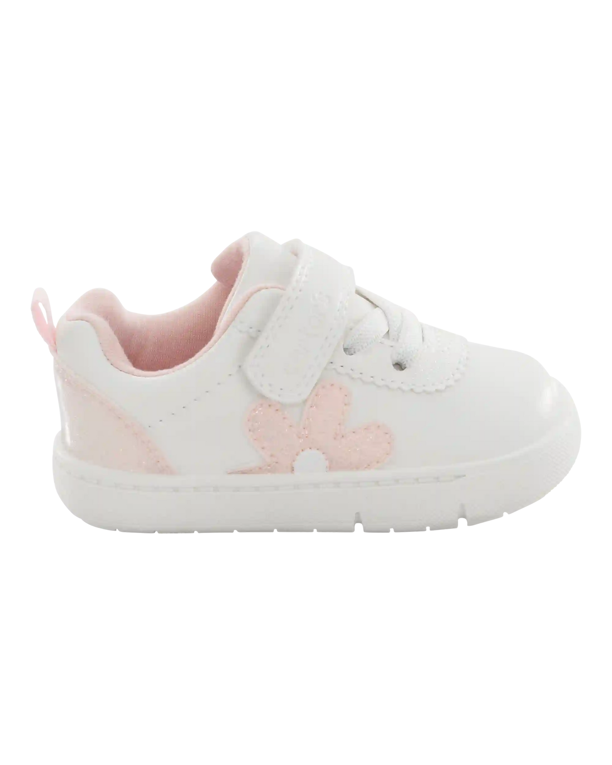 Every Step® First Walker Flower Casual Sneakers - White